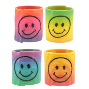 Smiley Face Rainbow Spring Party Favour x 6